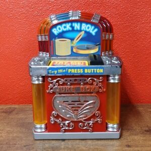 Funrise Rock N Roll Musical Jukebox Coin Bank 1996, NO MUSIC OR LIGHTS